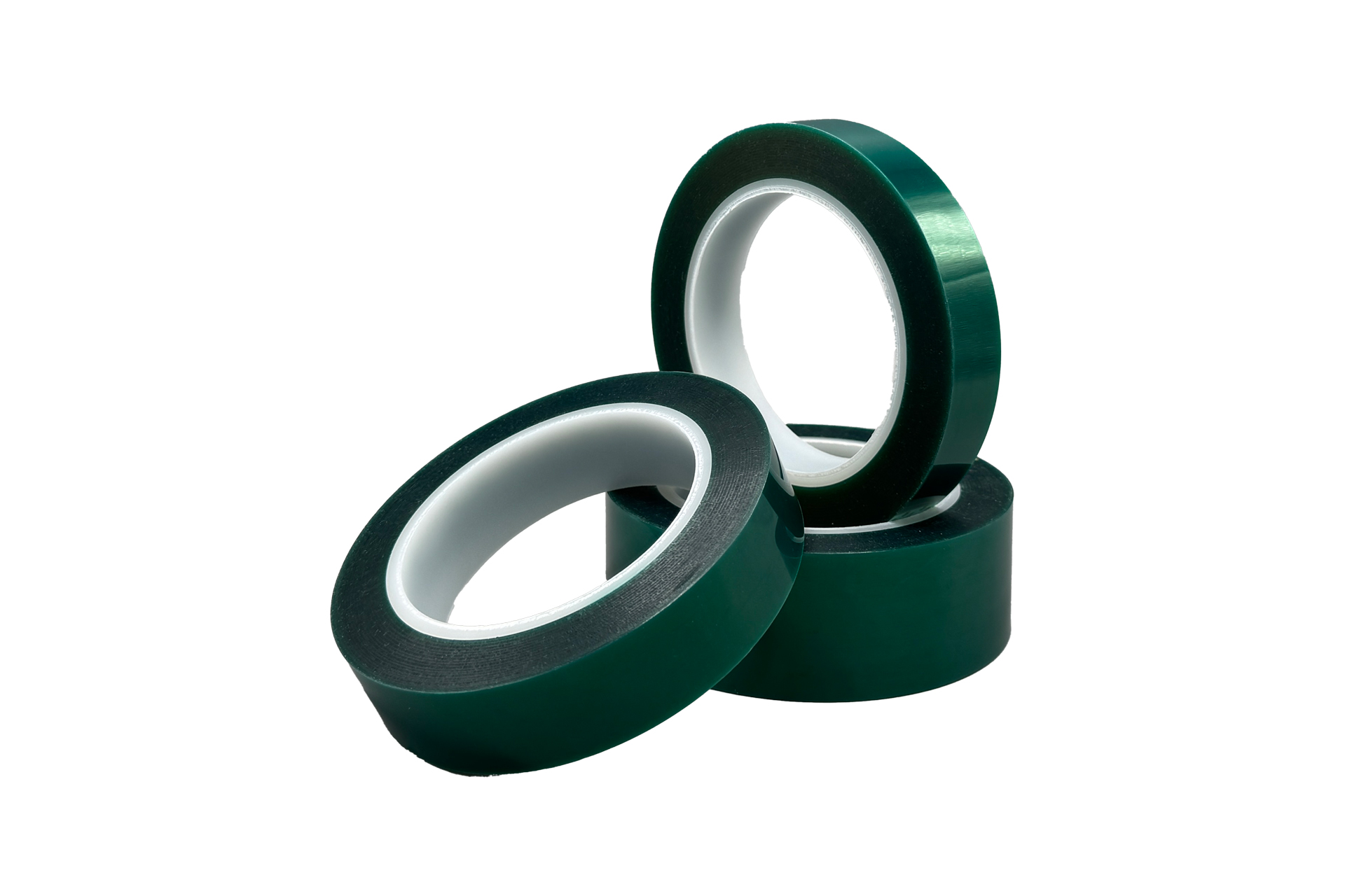 Polyester adhesive tapes