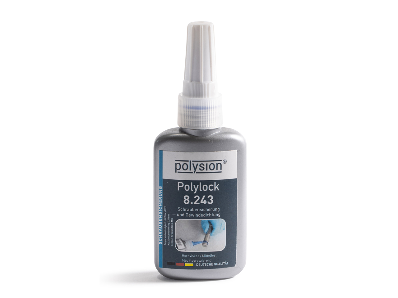 Polylock 8.243 medium strength (blue) - 50 ml Schraubensicherung mittelfest